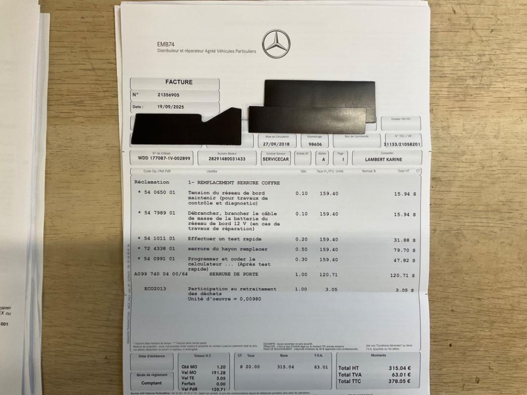 Mercedes-Benz Classe A 200 163cv 7G-DCT - AMG Line 1ere Main Historique Complet Mercedes * I