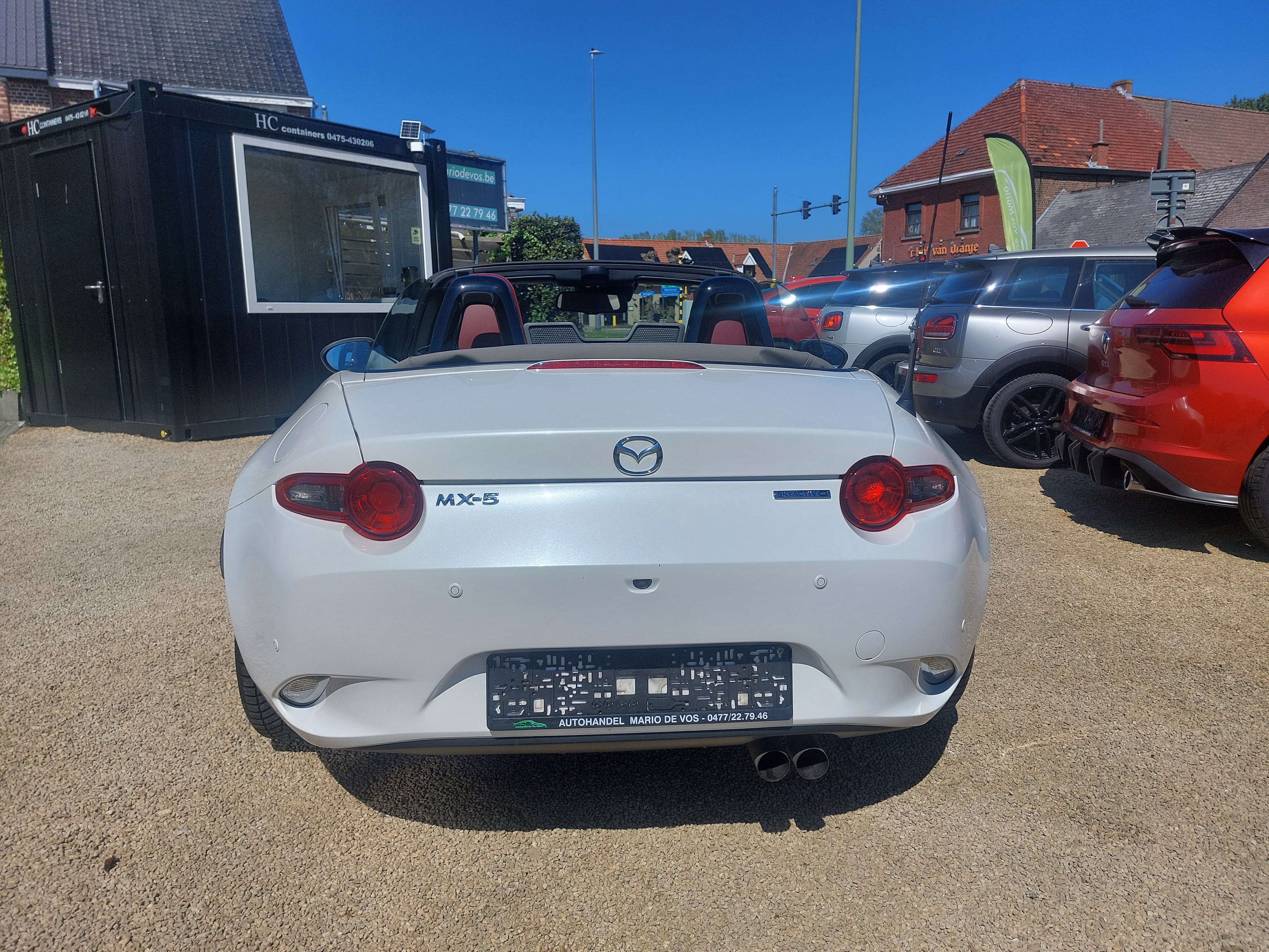 Mazda MX-5 MX-5 1.5i Skyactiv-G * Bordeaux interieur * Grijze softop * NIEUWSTAAT!!!