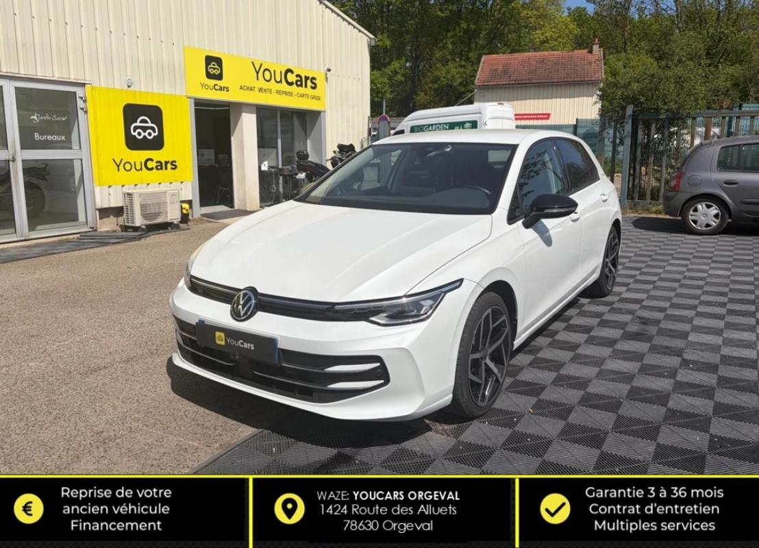Volkswagen Golf VIII 2.0 TDi 150 cv FAIBLE KILOMETRAGE - VIDANGE OK CARPLAY SANS FIL-CAMERA/RADAR