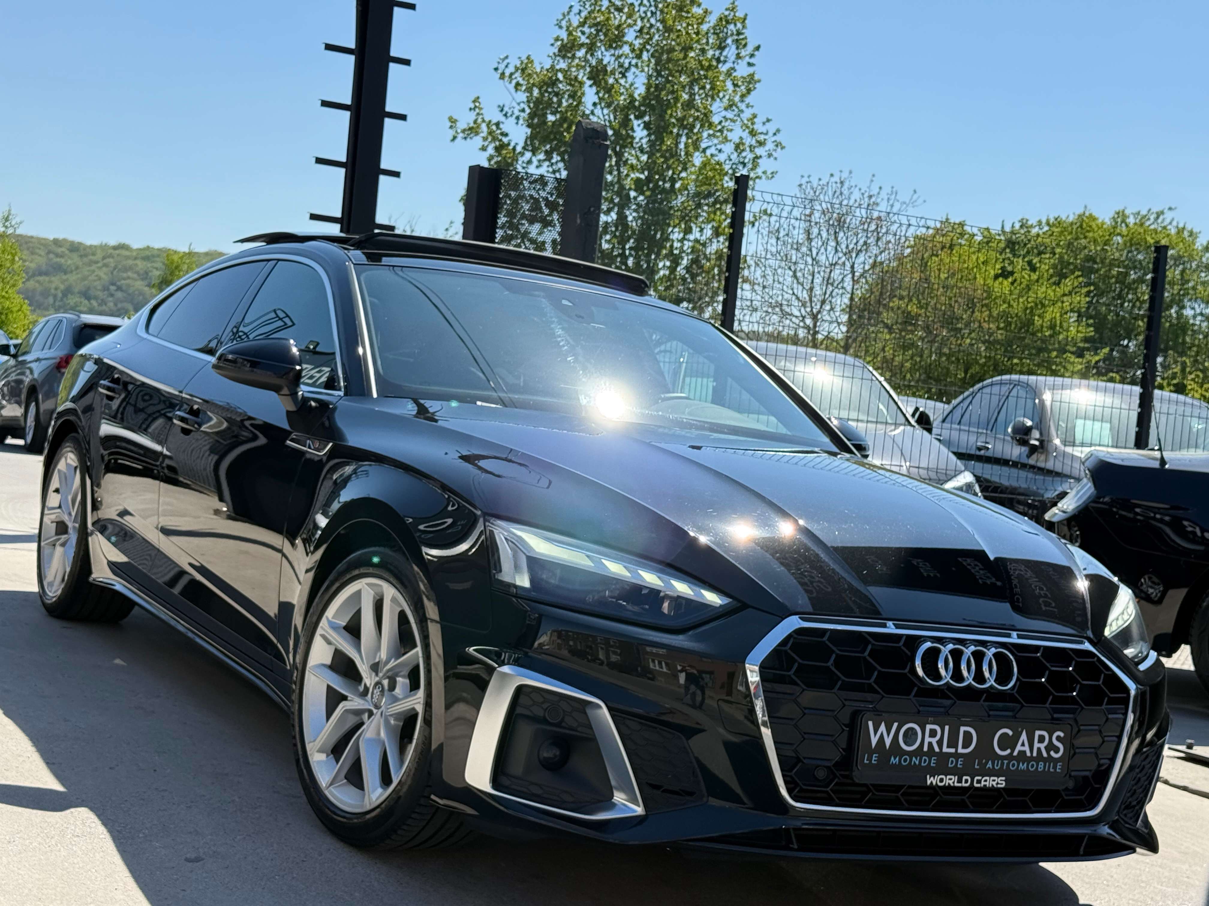 Audi A5 SPORTBACK 40 TFSI S LINE S-TRONIC - COCKPIT - TOIT PANO - DISTRO - CAMERA - ANGLES MORTS - LINE ASSIST - FULL OPTIONS