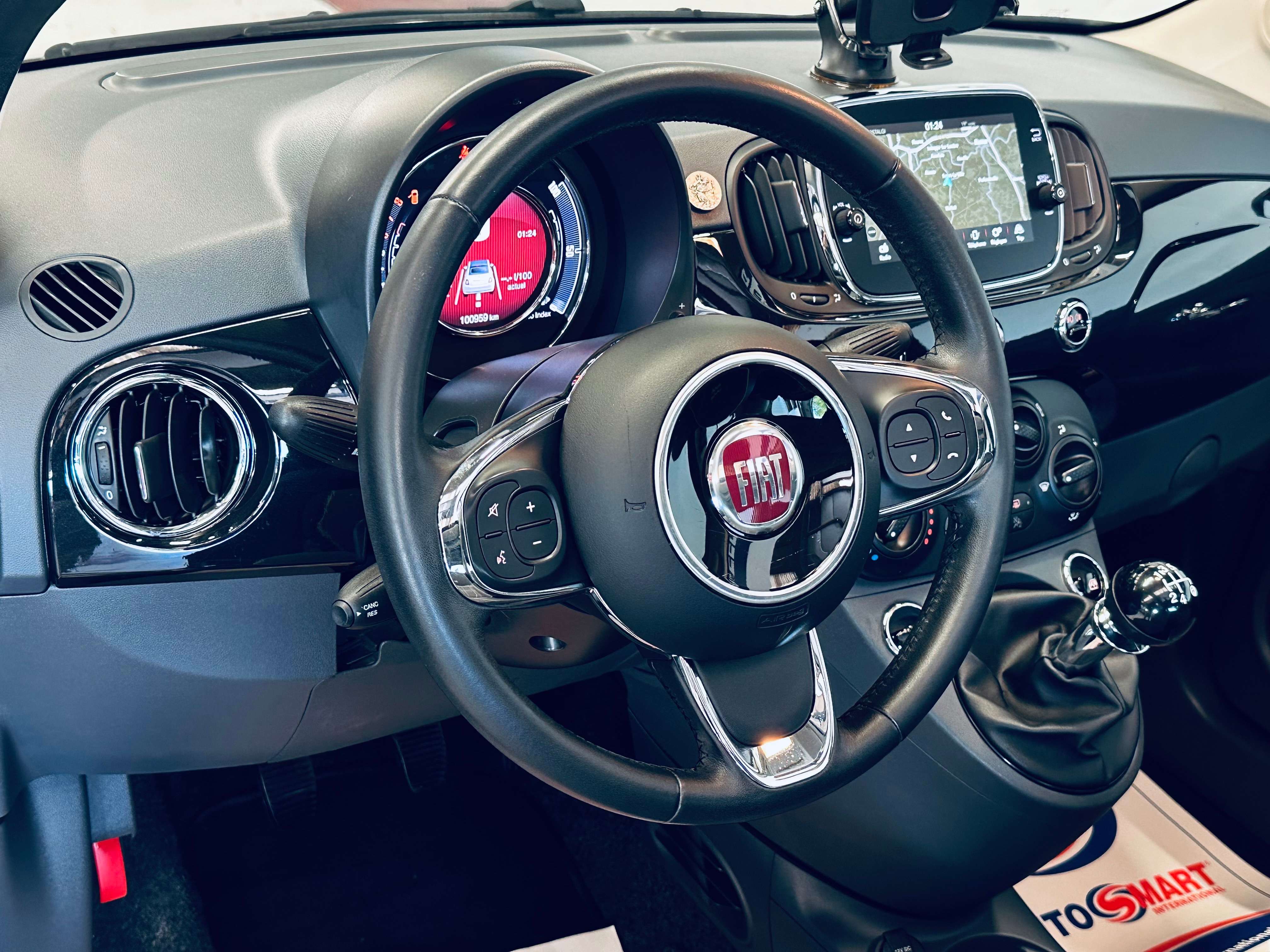 Fiat 500 1.2 CABRIOLET PDC CLIM NAVI BLUETOOTH ROUE SEC