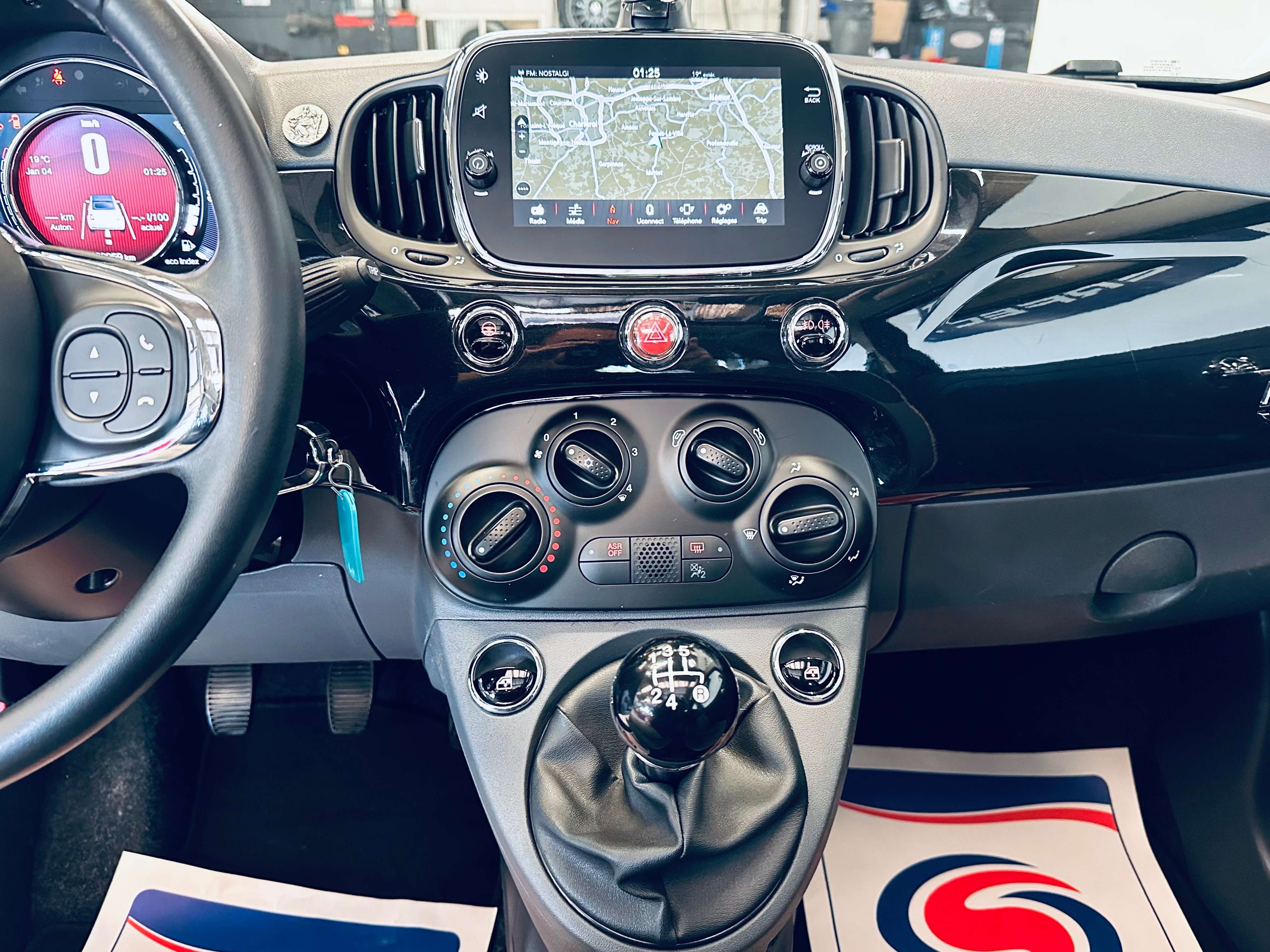 Fiat 500 1.2 CABRIOLET PDC CLIM NAVI BLUETOOTH ROUE SEC