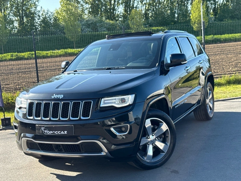 Jeep GRAND CHEROKEE 3.0 V6 CRD 190CH OVERLAND BVA8 * DVD * TOIT OUVRANT * CUIR * CAMERA