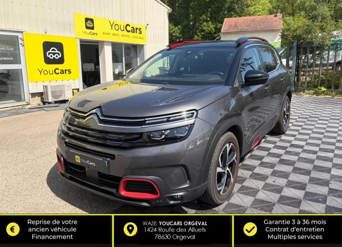 Citroen C5 2.0 B-HDI 180CV SHINE BOITE AUTO - CARPLAY CLIMATISATION AUTOMATIQUE GPS