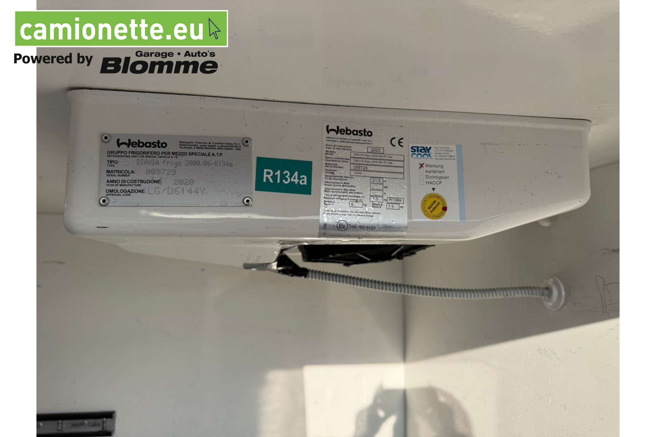 Renault Trafic 2.0 L2H1 Webasto KOELWAGEN / FRiGO