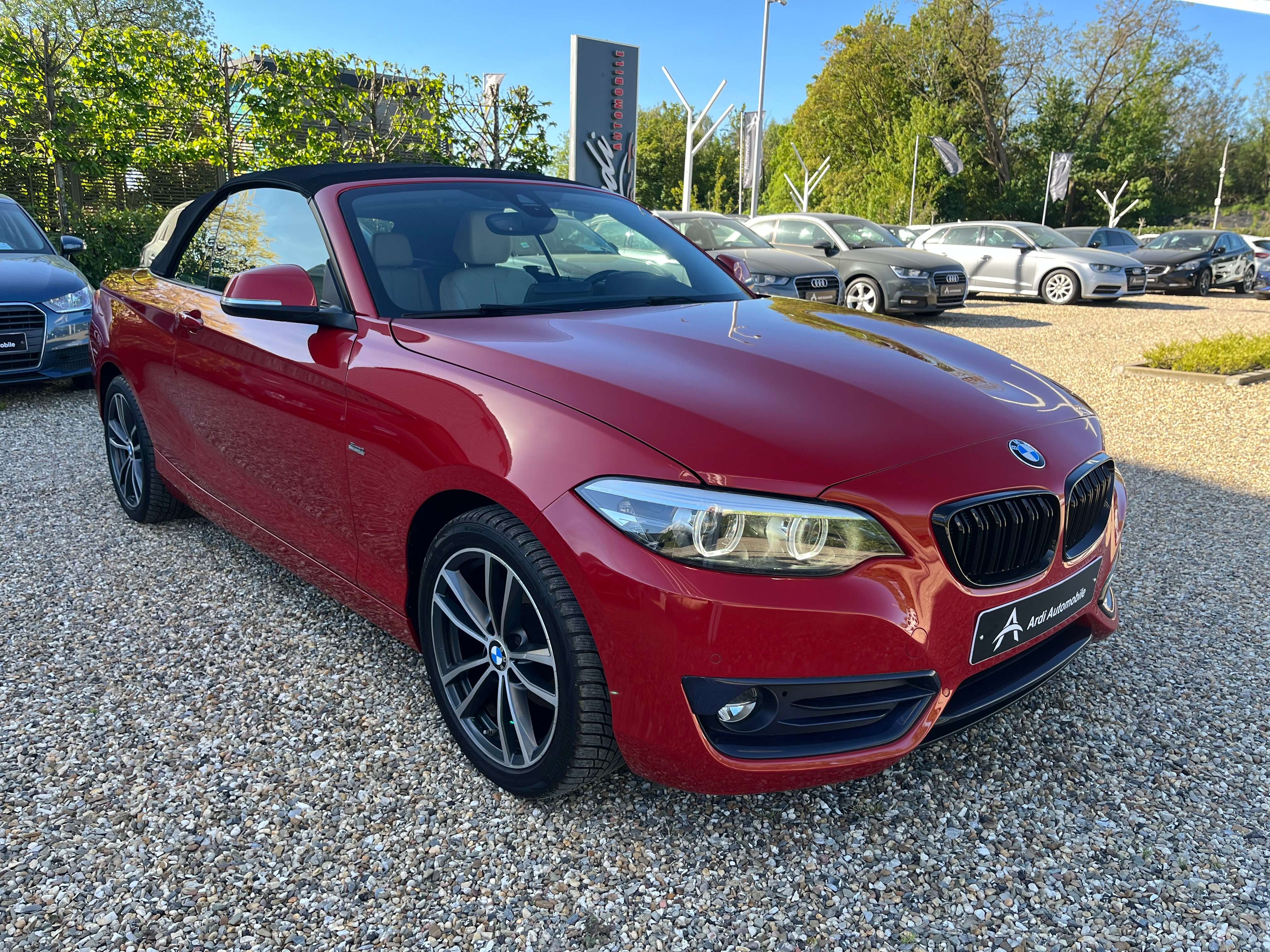 BMW 218 i Cabrio *PACK SPORT*CAPTEUR*CUIR*GPS*LED*GARANTIE 12 MOIS*