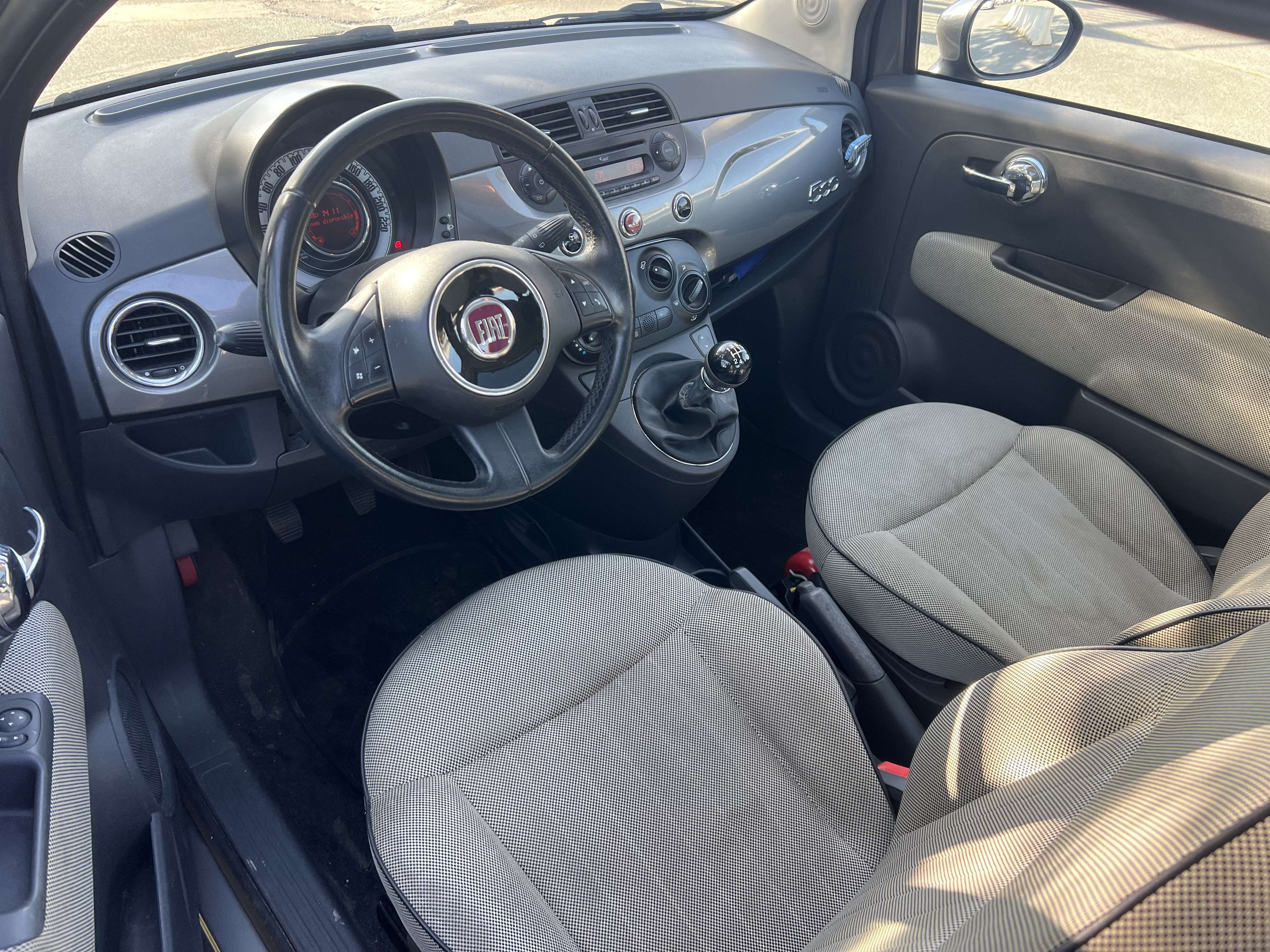 Fiat 500 1.2i Lounge PUR-02 Stop + CLIM / PRIX MARCHAND