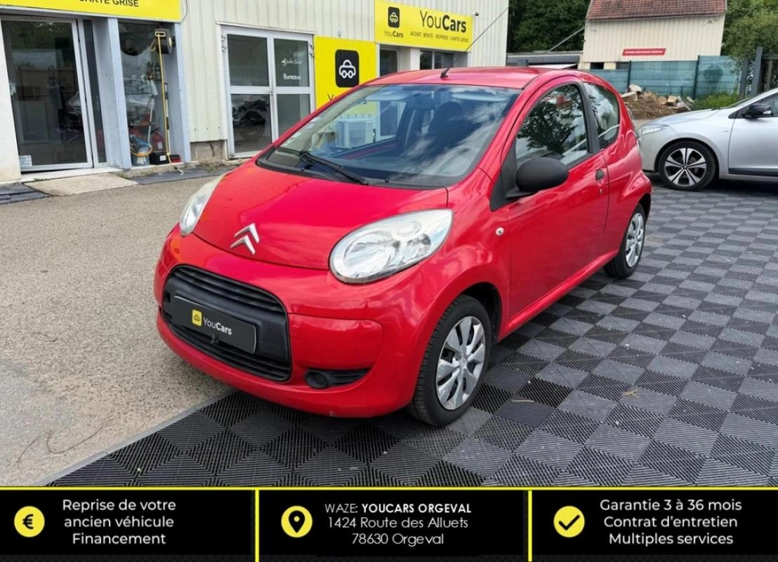 Citroen C1 1.0 70 CONFORT ENTRETIEN CITROEN-MOTEUR A CHAINE-IDEAL JEUNE CONDUCTEUR-EMBRAYAGE NEUF