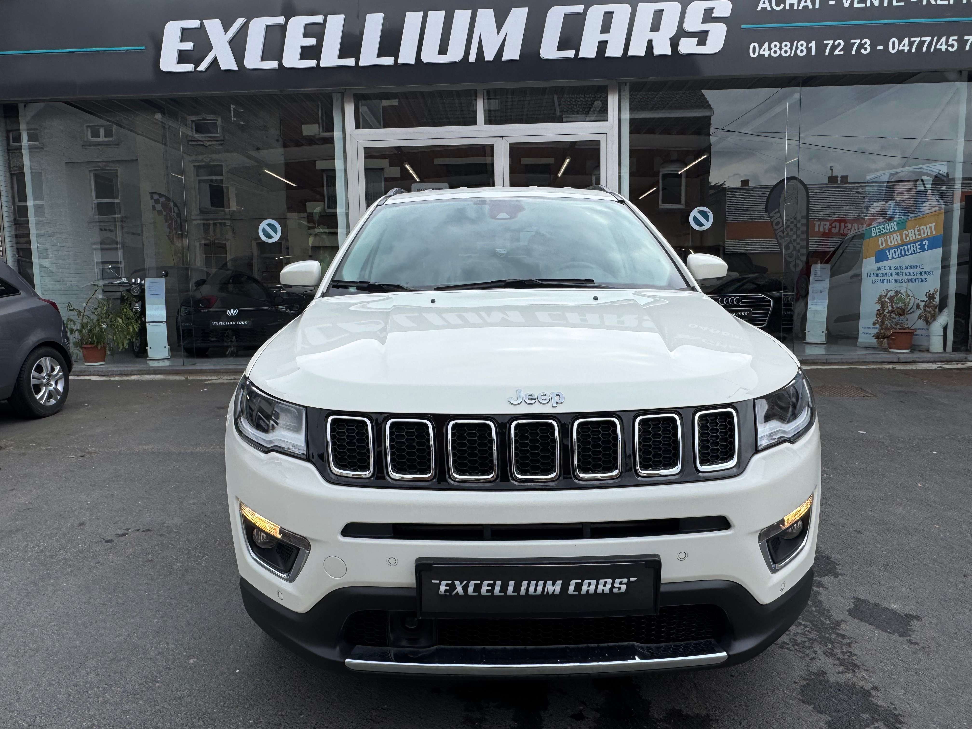 Jeep Compass 1.4 Turbo 4x2 Limited Semi Cuir Camera Jante Volant Chauffant Carnet Tres Propre Garantie