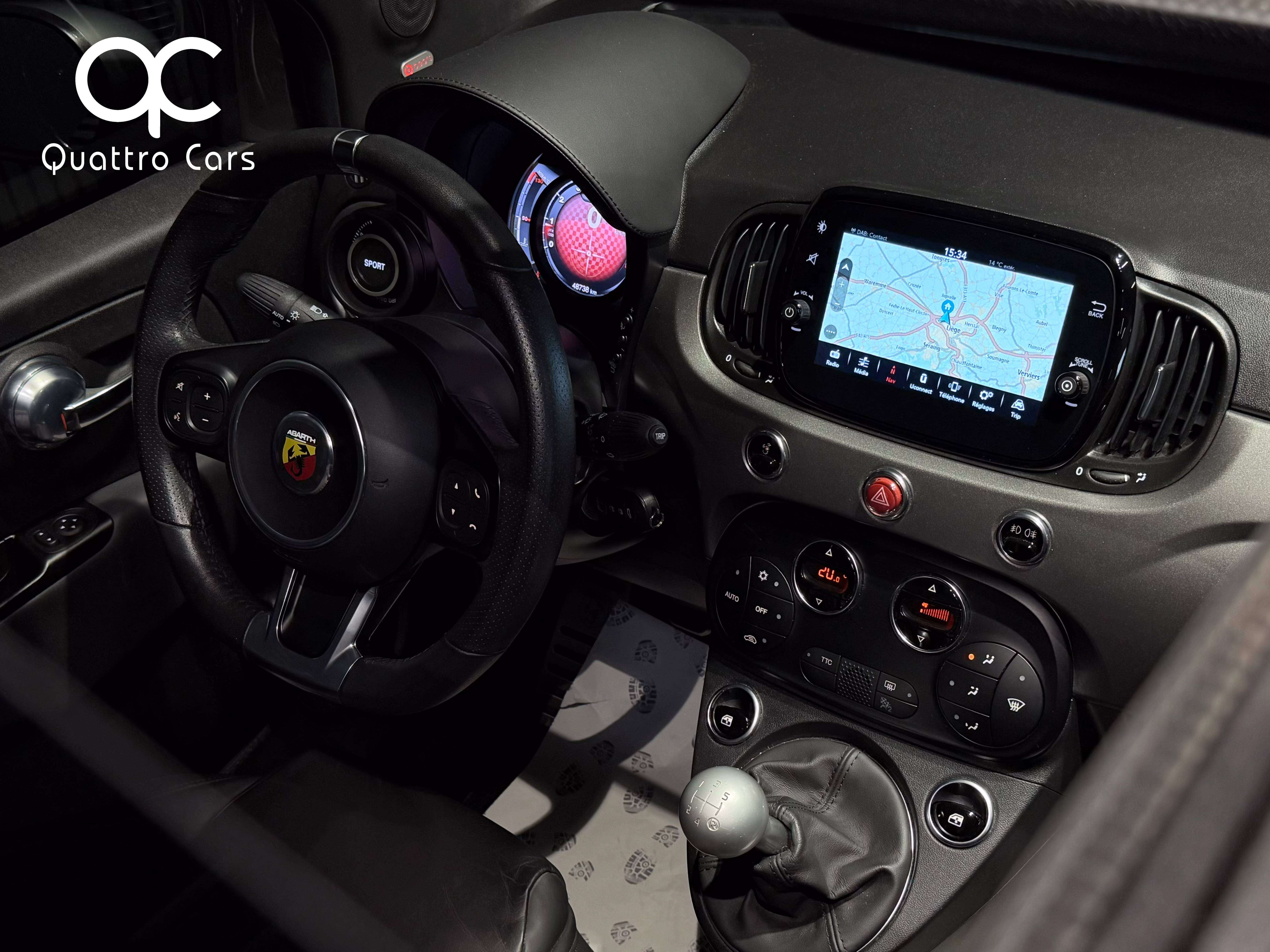 Abarth 595 Turismo 1.4 T-Jet - Toit ouvrant - Beats - Xenon - Cuir - Car play