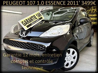 Peugeot 107 107 1.0 ESSENCE 5 PORTES ‼️GARANTIE 1 AN CTOK ‼️