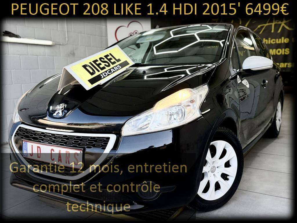 Peugeot 208 208 1.4 HDI LIKE 93.000KM‼️GARANTIE 1 AN CTOK‼️