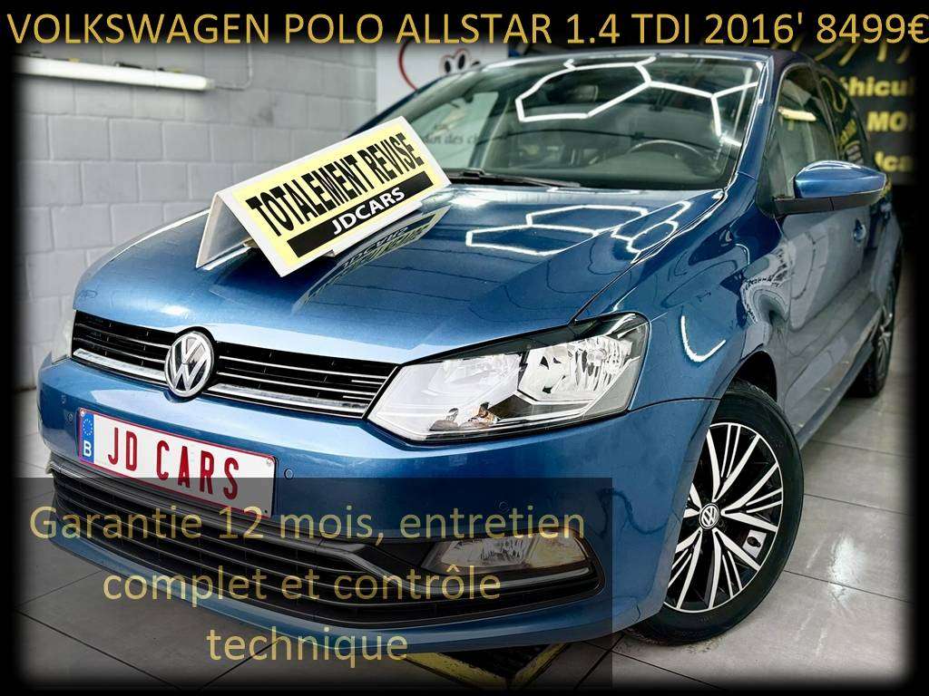 Volkswagen Polo POLO 1.4 CR TDi ALLSTAR ‼️GARANTIE 1 AN CTOK‼️
