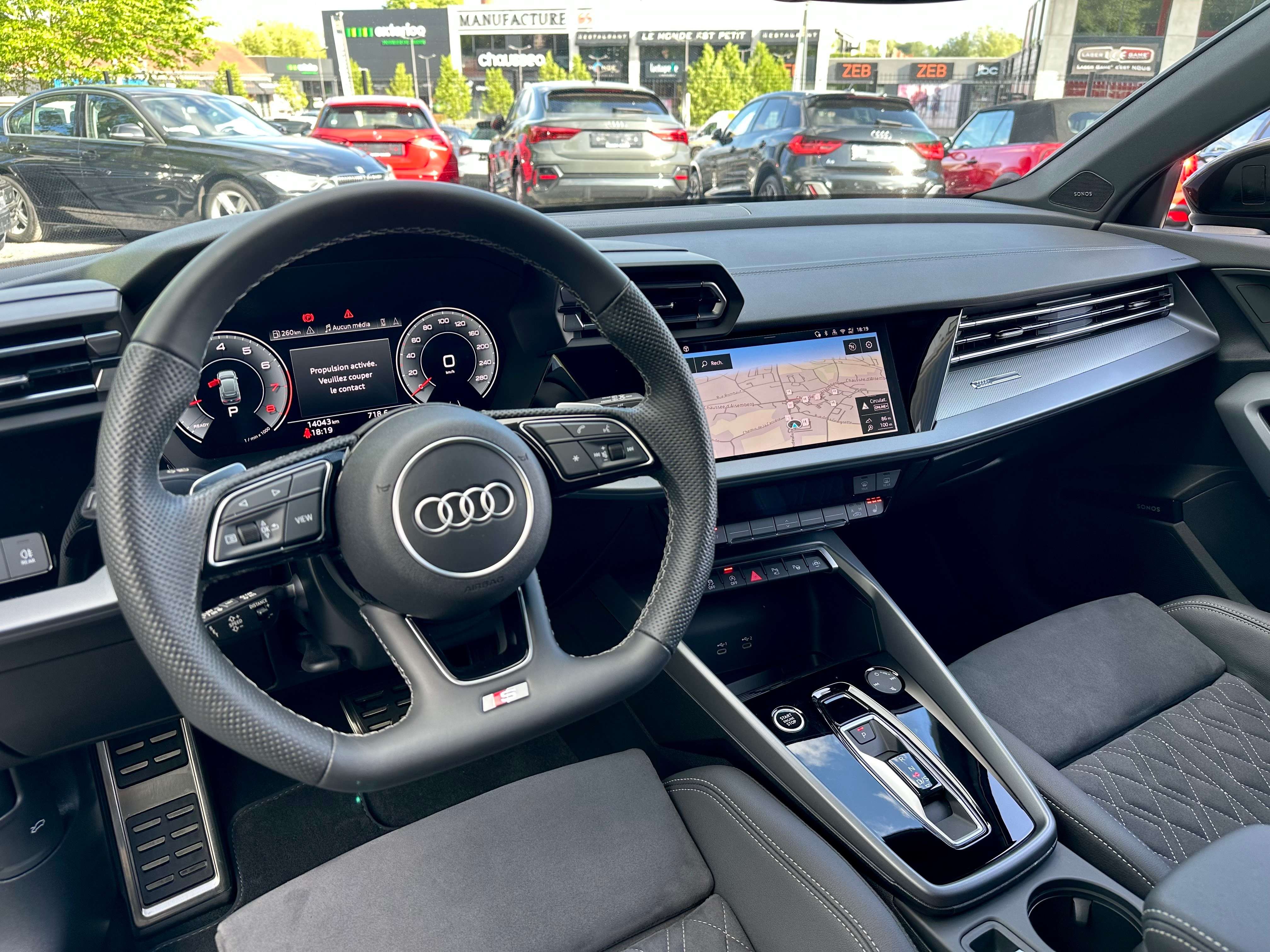 Audi A3 1.5 TFSI*FACELIFT*FULL S-LINE INT/EXT*SONOS*AMBIANT LIGHT*CAMERA*GARANTIE AUDI