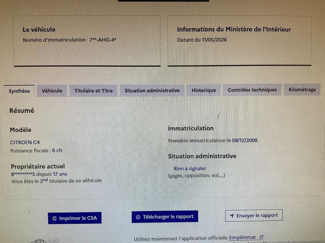 Citroen C4 1.6 HDi 110 Airdream Ambiance Boite Auto