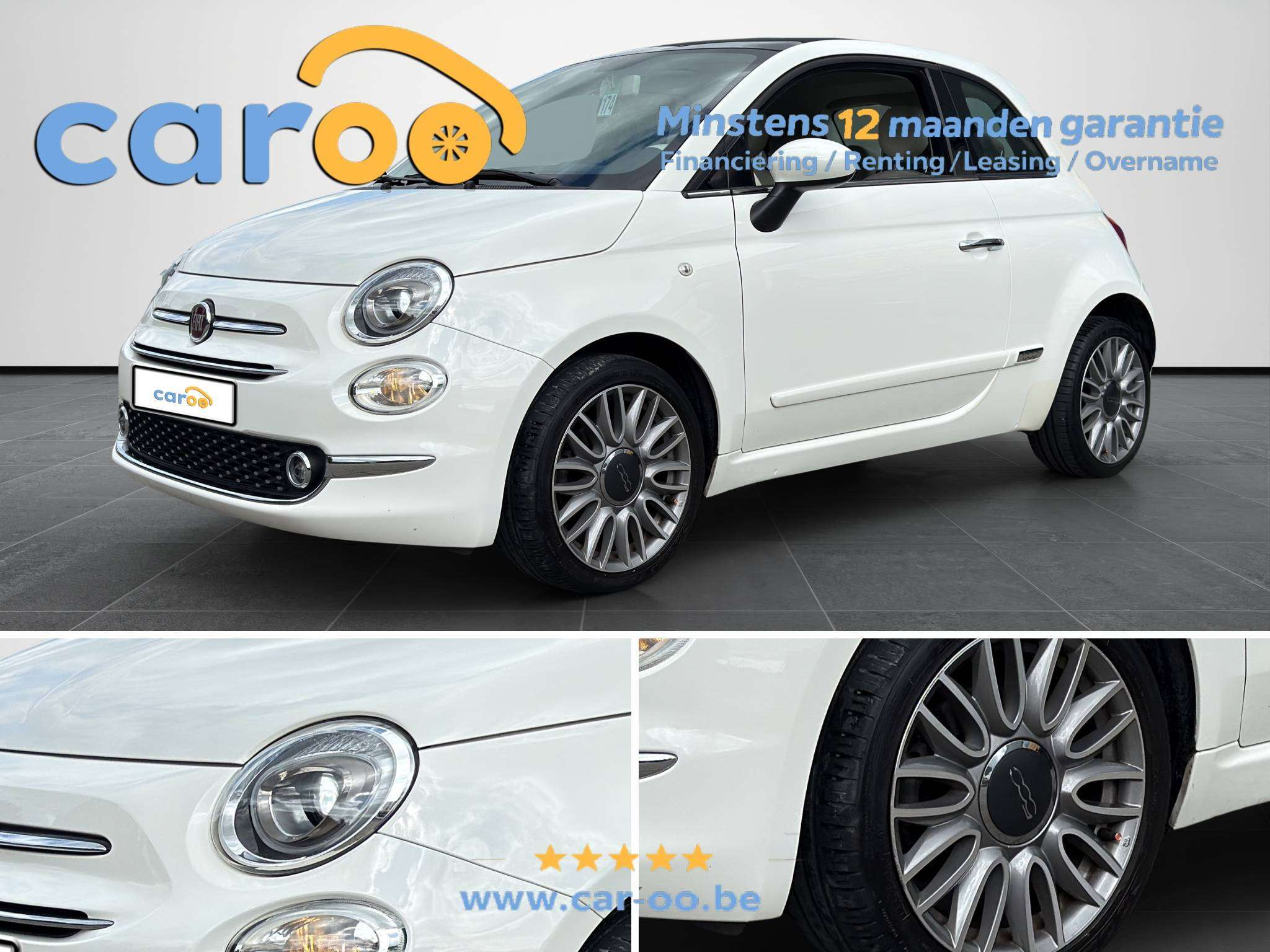Fiat 500 Lounge 1.2 FIRE 69HP MTA E6D *AUTOMAAT - CARPLAY - PANO DAK - GARANTIE*