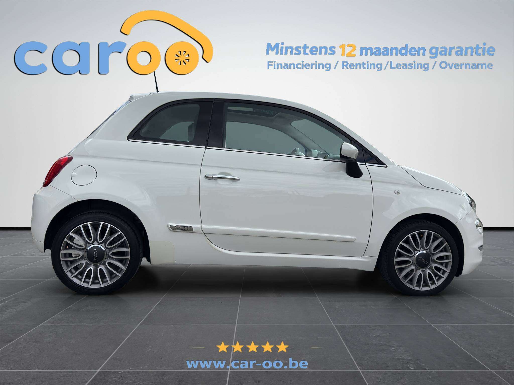 Fiat 500 Lounge 1.2 FIRE 69HP MTA E6D *AUTOMAAT - CARPLAY - PANO DAK - GARANTIE*