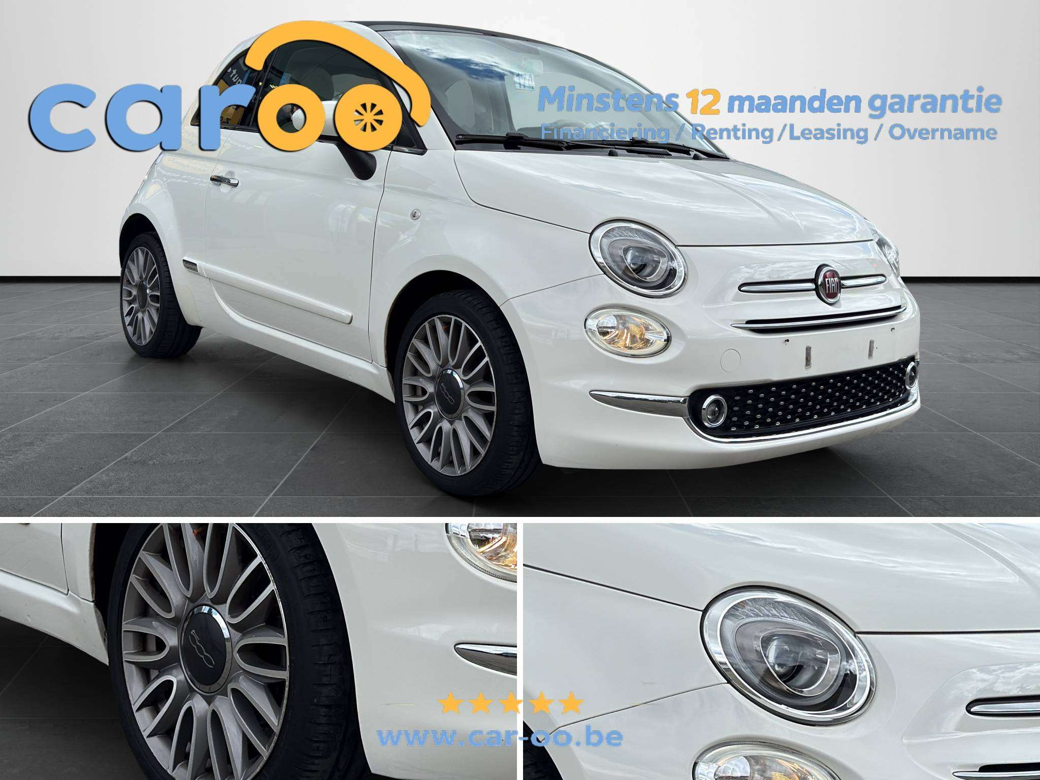 Fiat 500 Lounge 1.2 FIRE 69HP MTA E6D *AUTOMAAT - CARPLAY - PANO DAK - GARANTIE*