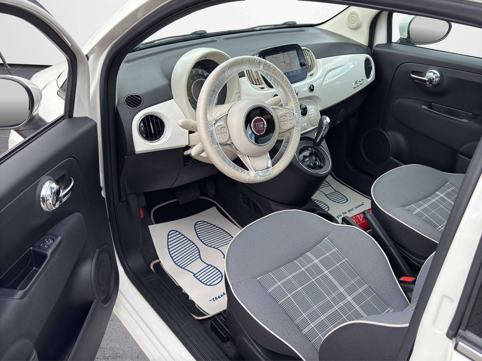 Fiat 500 Lounge 1.2 FIRE 69HP MTA E6D *AUTOMAAT - CARPLAY - PANO DAK - GARANTIE*
