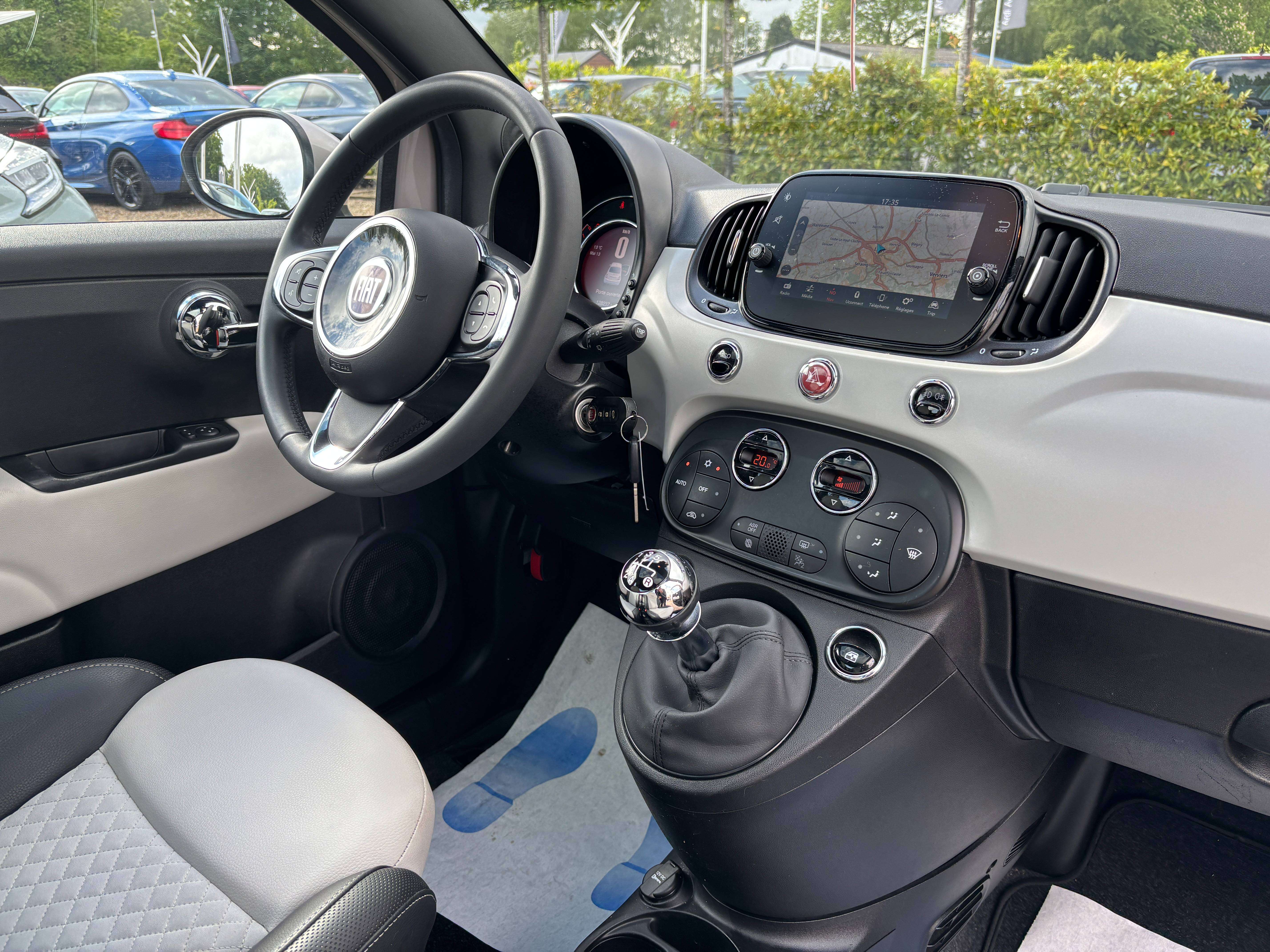 Fiat 500 0.9i *CARPLAY*TOIT PANO*CRUISE CONTROL*CAPTEUR*GARANTIE*