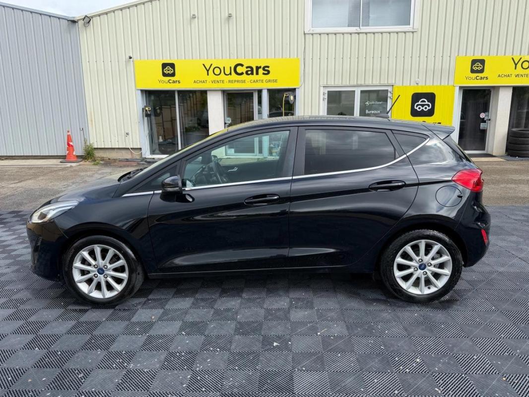 Ford Fiesta 1.0 ECOBOOST 100 TITANIUM START-STOP ENTRETIEN A JOUR-CARPLAY-DEMARRAGE SANS CLES-CLIM