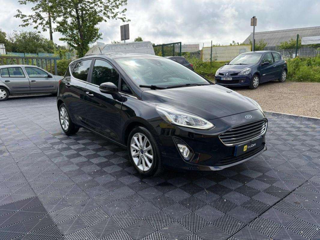 Ford Fiesta 1.0 ECOBOOST 100 TITANIUM START-STOP ENTRETIEN A JOUR-CARPLAY-DEMARRAGE SANS CLES-CLIM