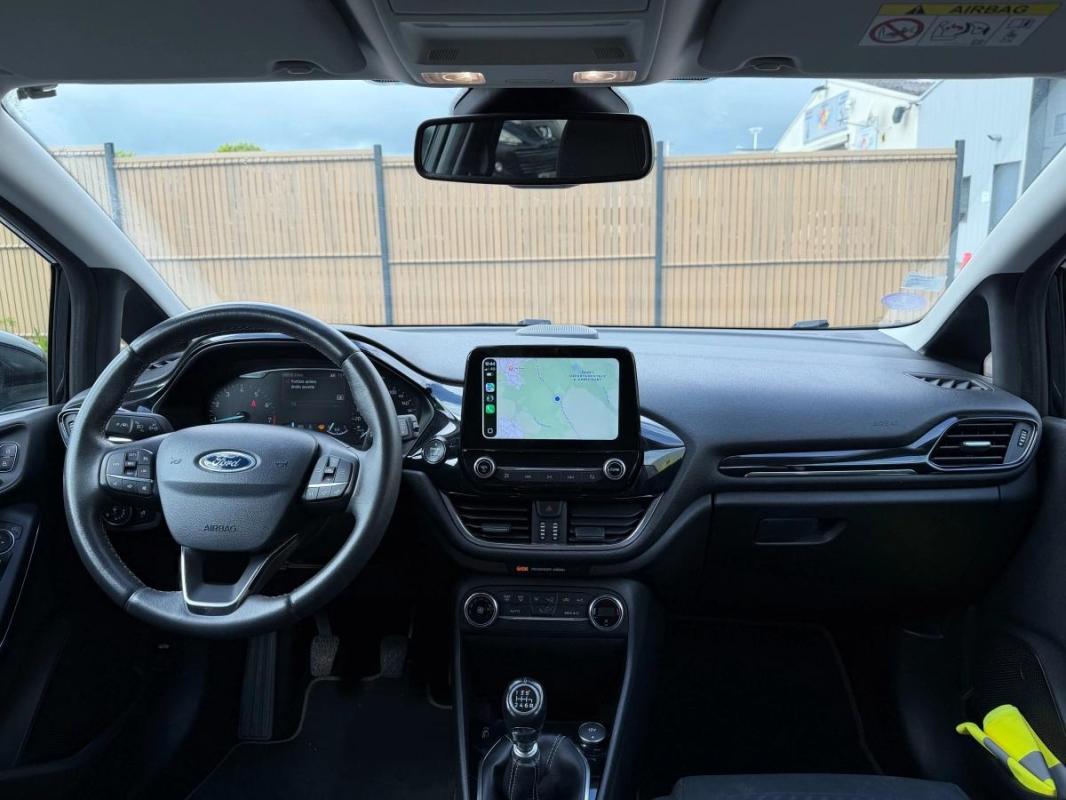 Ford Fiesta 1.0 ECOBOOST 100 TITANIUM START-STOP ENTRETIEN A JOUR-CARPLAY-DEMARRAGE SANS CLES-CLIM