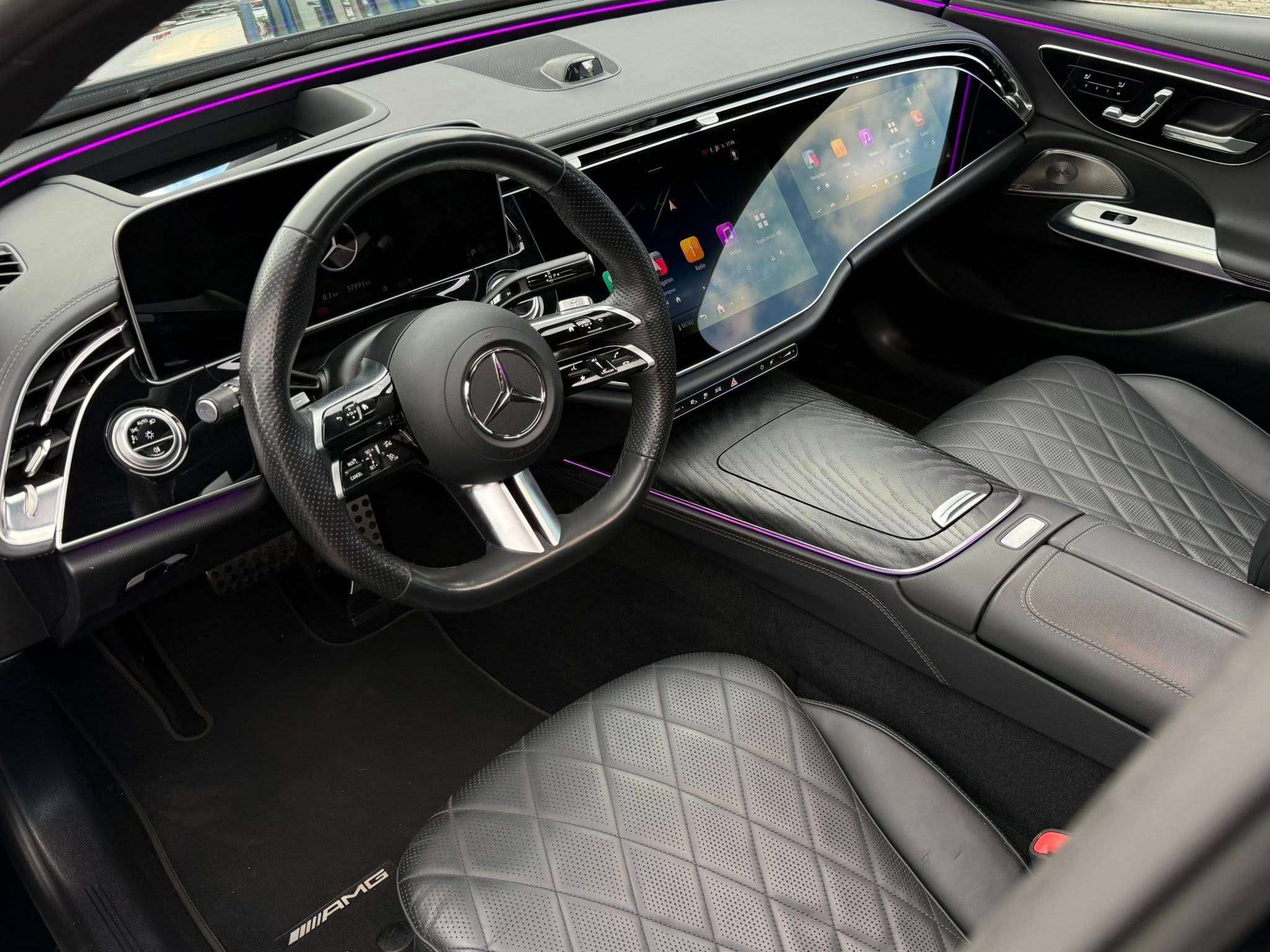 Mercedes-Benz E 300 e Plug-In-Hybride * PACK AMG * HYPERSCREEN * DESIGNO * BURMESTER * MEMOIRE * MEGA FULL OPTIONS !! 59 900 € NETTO (+ TVA)