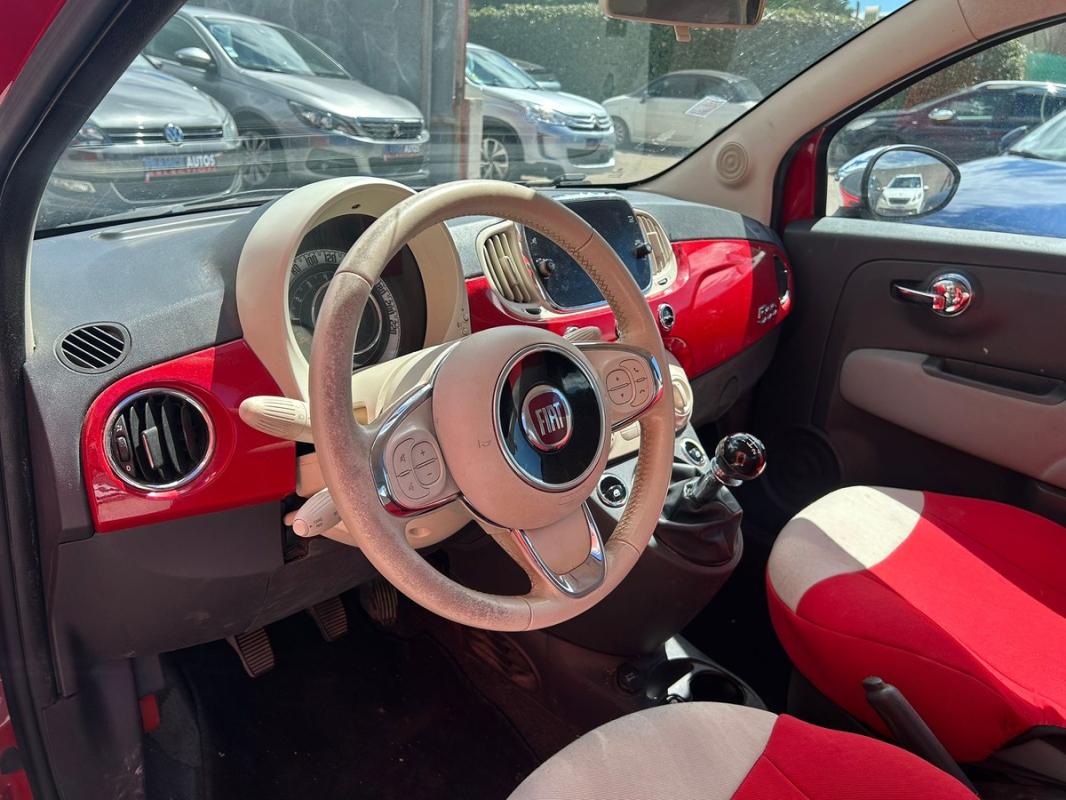 Fiat 500 1.2i 69 CH DE 2017 - PHASE 2 | ENTIÈREMENT RÉVISÉE ET GARANTIE 12 MOIS EUROPE