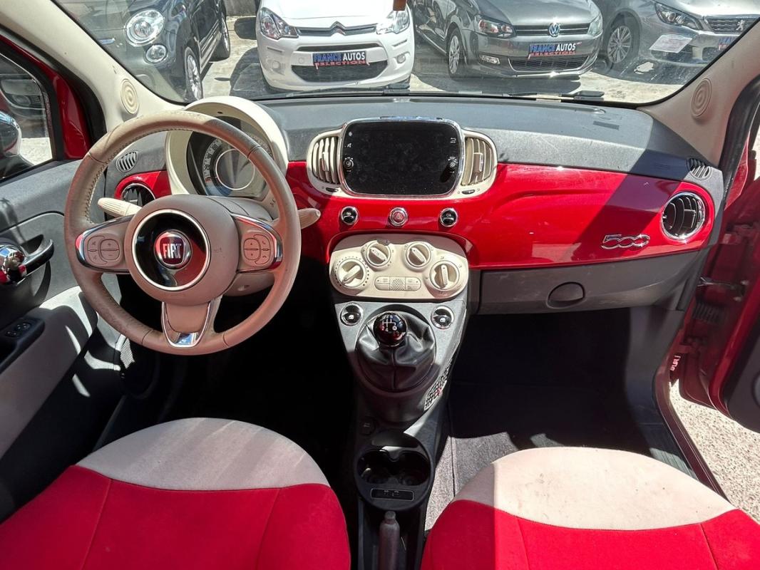 Fiat 500 1.2i 69 CH DE 2017 - PHASE 2 | ENTIÈREMENT RÉVISÉE ET GARANTIE 12 MOIS EUROPE