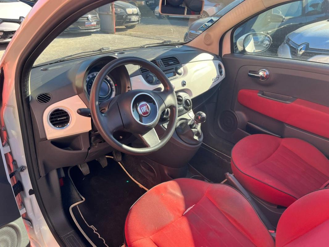 Fiat 500 1.2 70 CH CABRIOLET ESSENCE ENTIÈREMENT RÉVISÉE & GARANTIE PENDANT 12 MOIS
