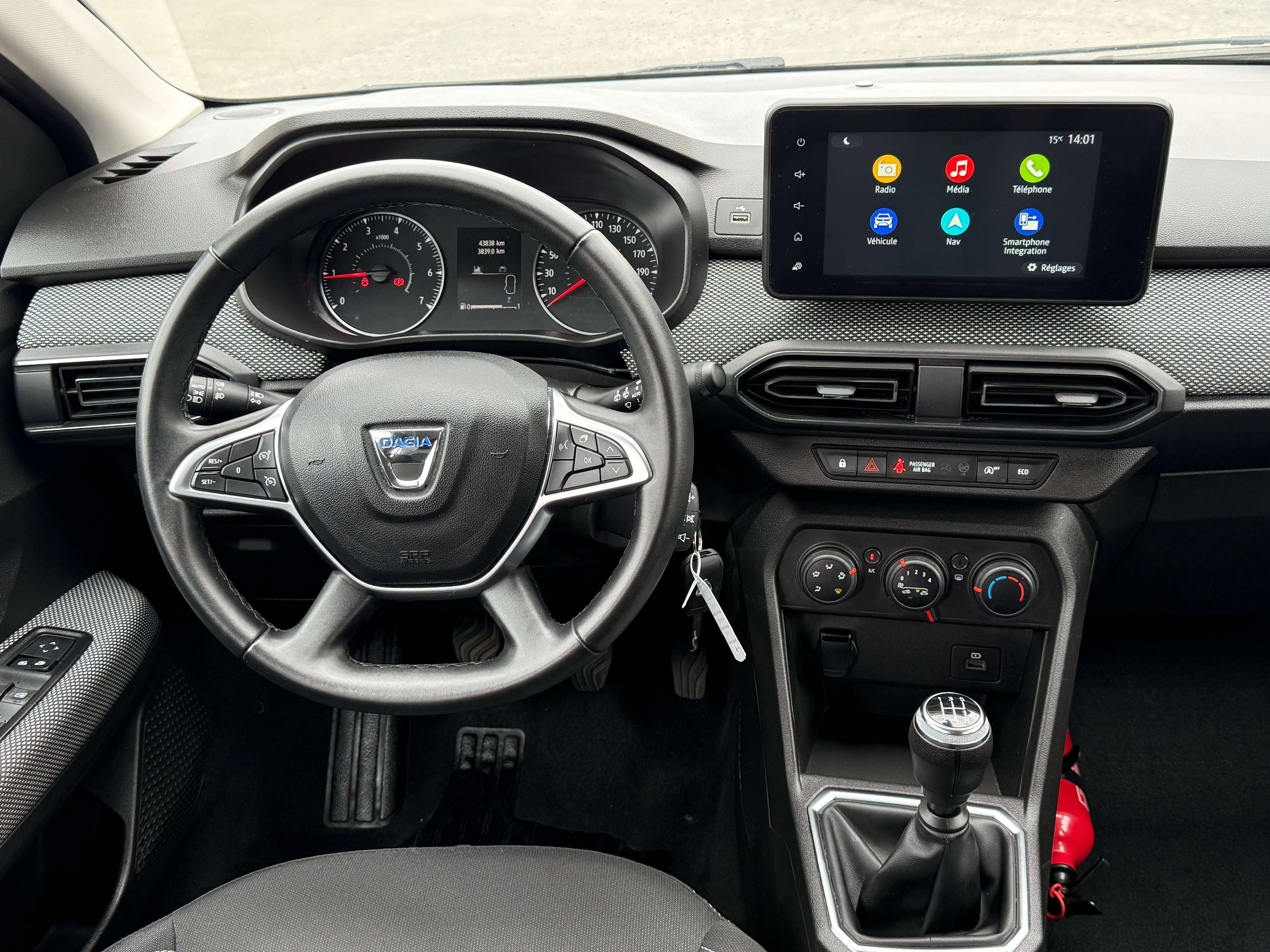 Dacia Sandero Sandero 1.0 TCe / 43.838 km / 1er propriétaire / caméral de recul / capteurs avant et arrière / GPS