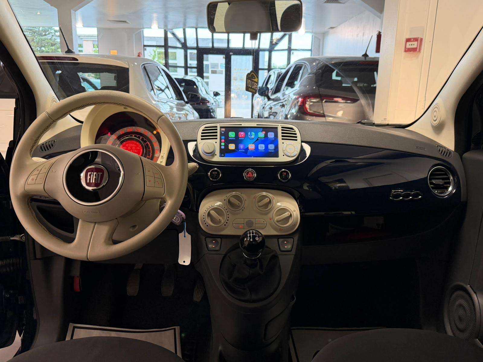 Fiat 500 0.9 T TwinAir Lounge Stop  1 Jaar Garantie