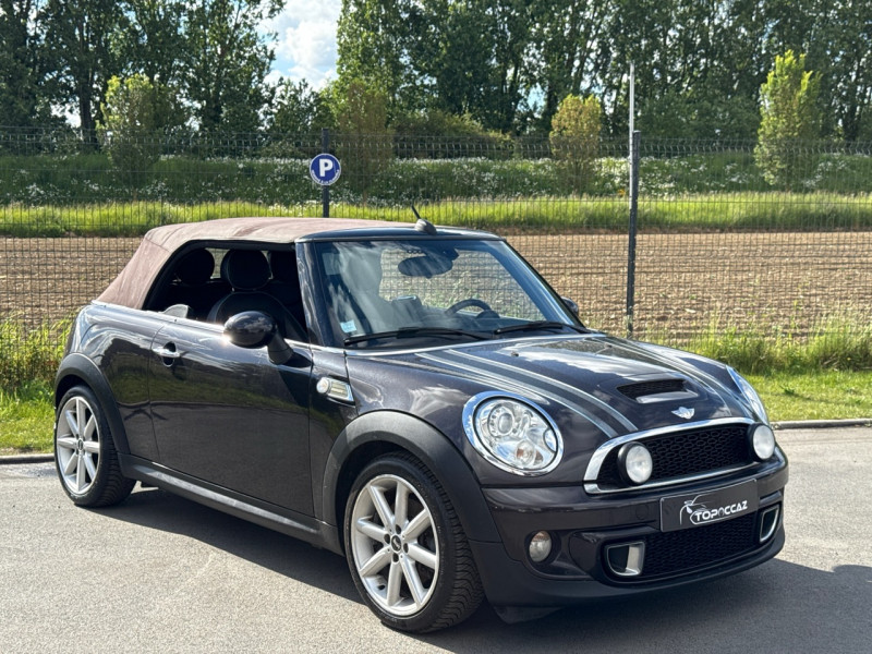 Mini MINI COOPER S CABRIOLET 184CH MONTE CARLO * 2012 * CUIR * GPS * SIEGE CHAUFF