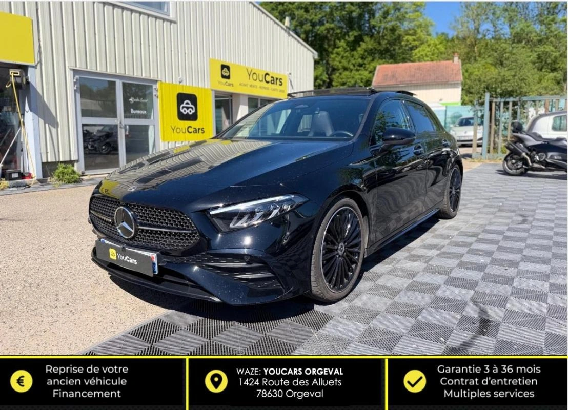 Mercedes-Benz Classe A 1.3 200 165 HYBRID MHEV PREMIUM AMG LINE TOIT OUVRANT - LED AMBIANCE