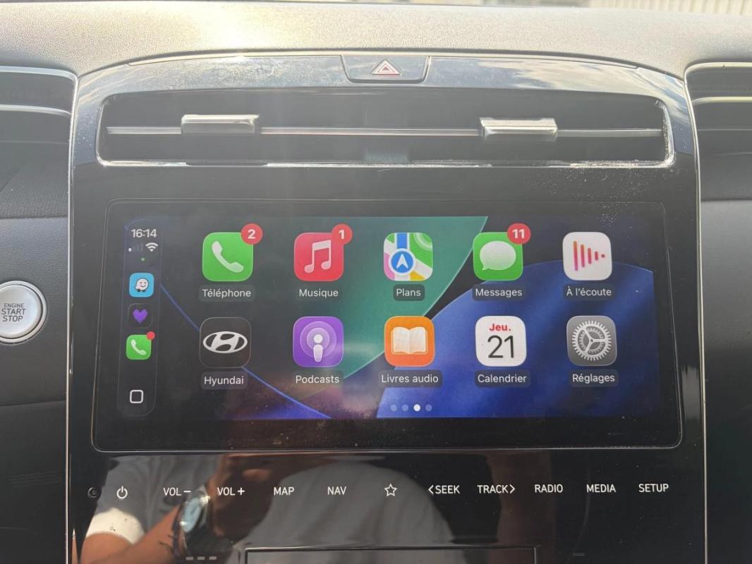Hyundai Tucson 1.6 T-GDI 230CH HYBRID 2 EME MAIN - ENTRETIEN HYUNDAI CARPLAY SIEGE CHAUFFANT