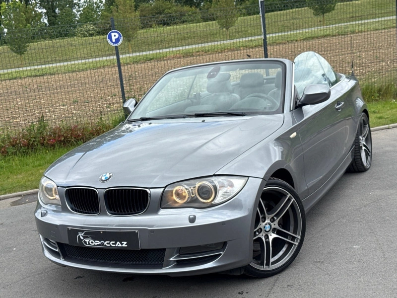 Bmw SERIE 1 CABRIOLET (E88) 123D 204CH SPORT DESIGN * 132.000KM * CUIR* GPS * XENON