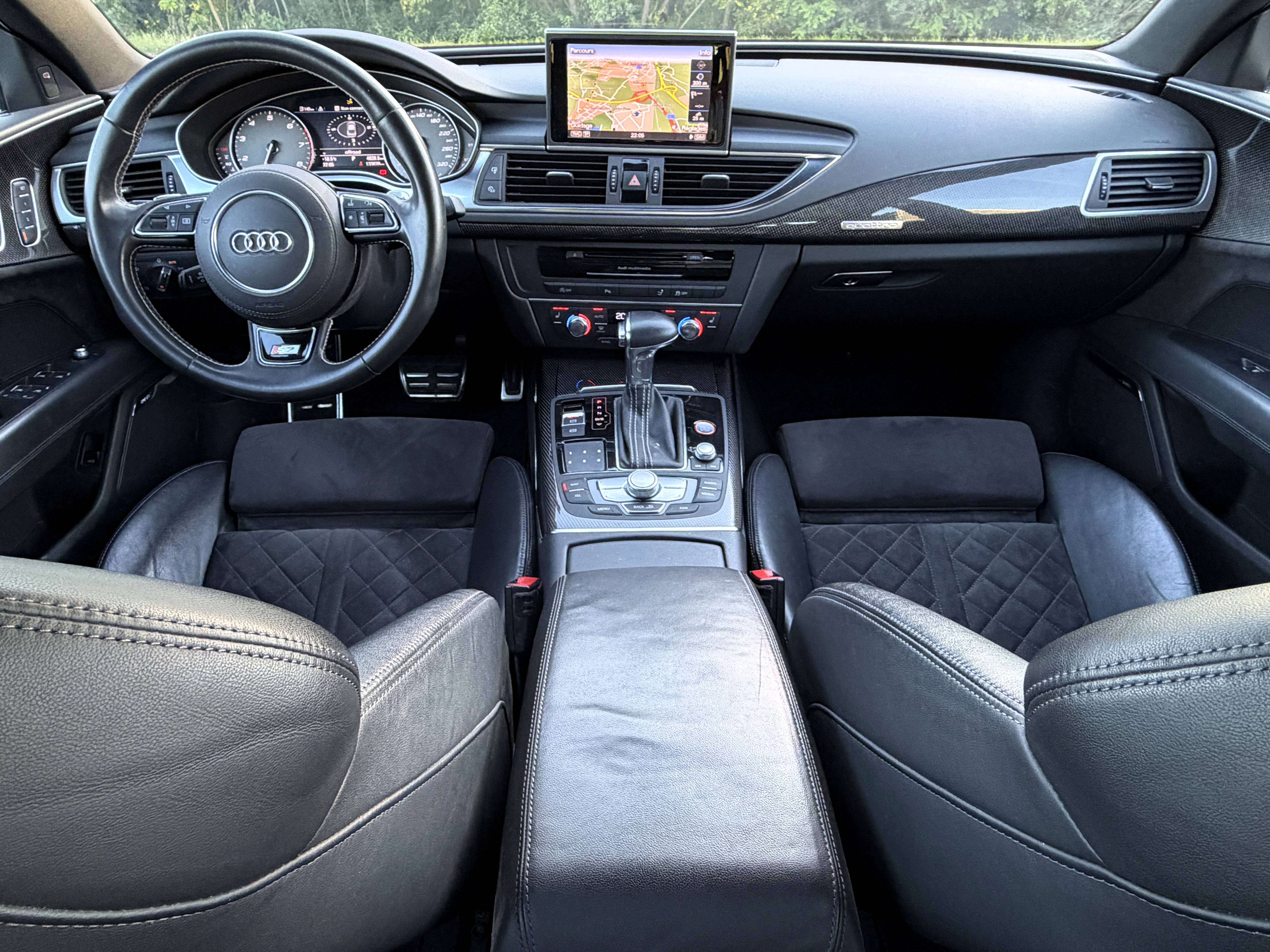 Audi S7 Sportback 4.0 V8 TFSI Quattro 1er PROPRIO/CAMERA360/KEYLESS/SUSPENSION/HISTORIQUE COMPLET