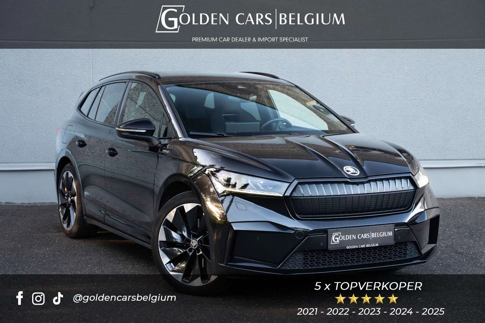 Skoda Enyaq iV60 SPORTLINE/MATRIX/21"/ACC/CAMERA/KEYLESS/CARPLAY/STUURVERW.