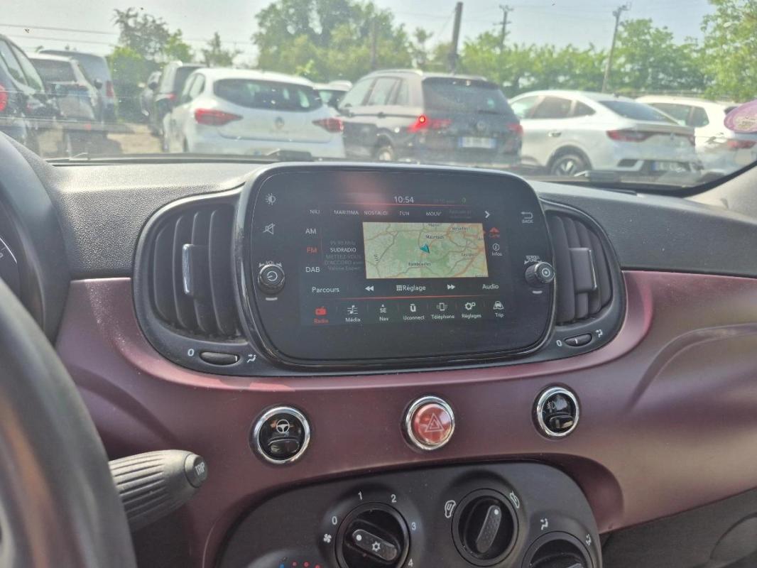 Fiat 500 1.2 70 STAR TOIT PANORAMIQUE 6658 Hors Taxes 1ére main !