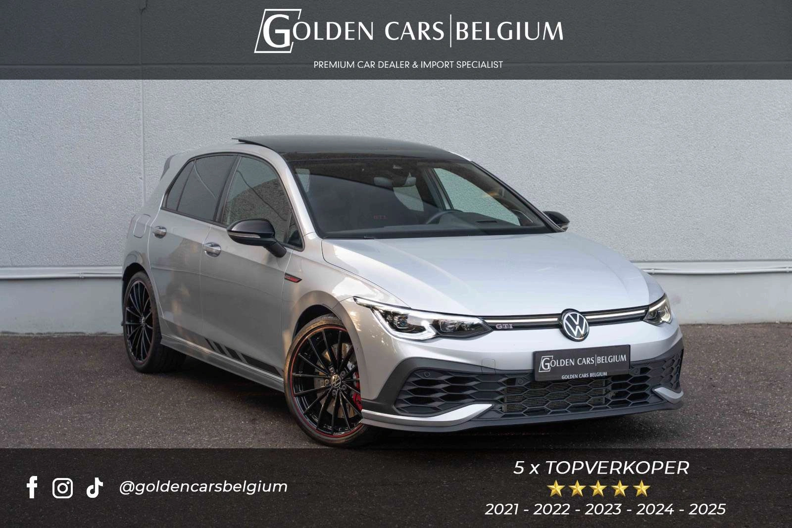 Volkswagen Golf GTI Clubsport DSG/PANO/IQLIGHTS/AKRAPOVIC/19"/H&K/ACC/CAMERA