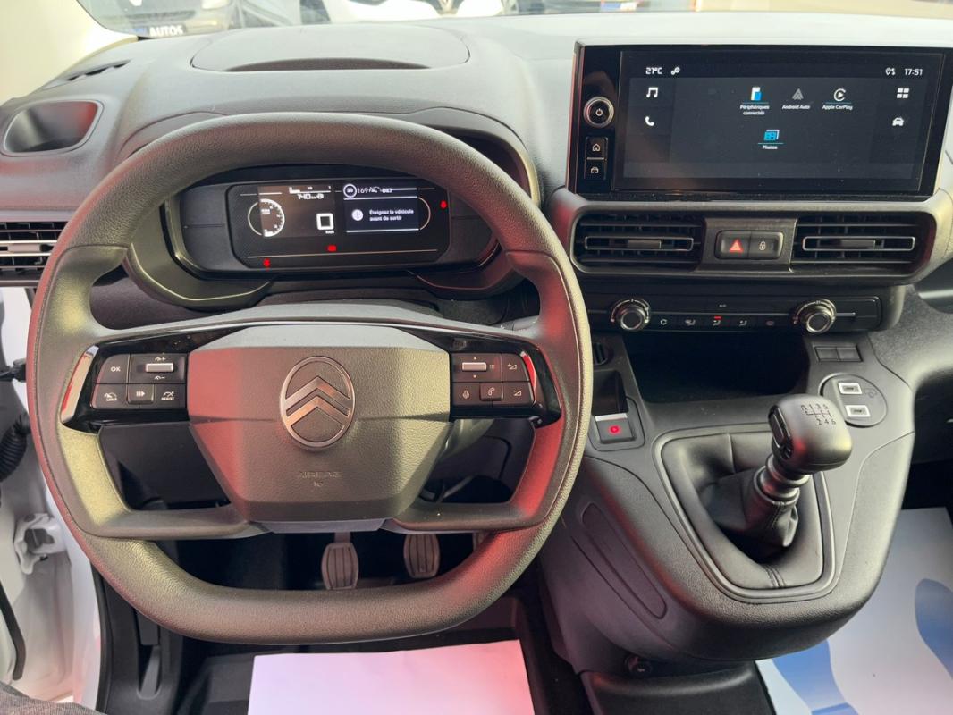 Citroen Berlingo 1.5 HDI 100 CH - 1ere MAIN 3 PLACES |RÉVISÉE ET ANS DE GARANTIE CONSTRUCTEUR