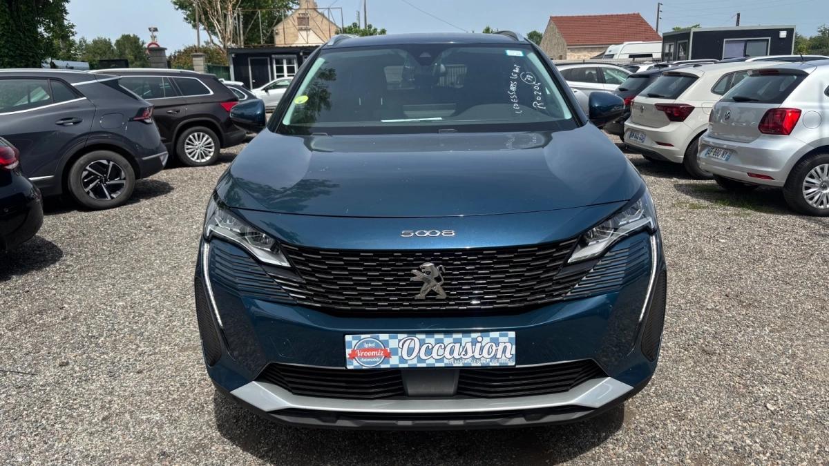 Peugeot 5008 GENERATION-II 1.5 BLUEHDI 130cv EAT ALLURE 14466 Hors Taxes 1ère main 7 PLACES