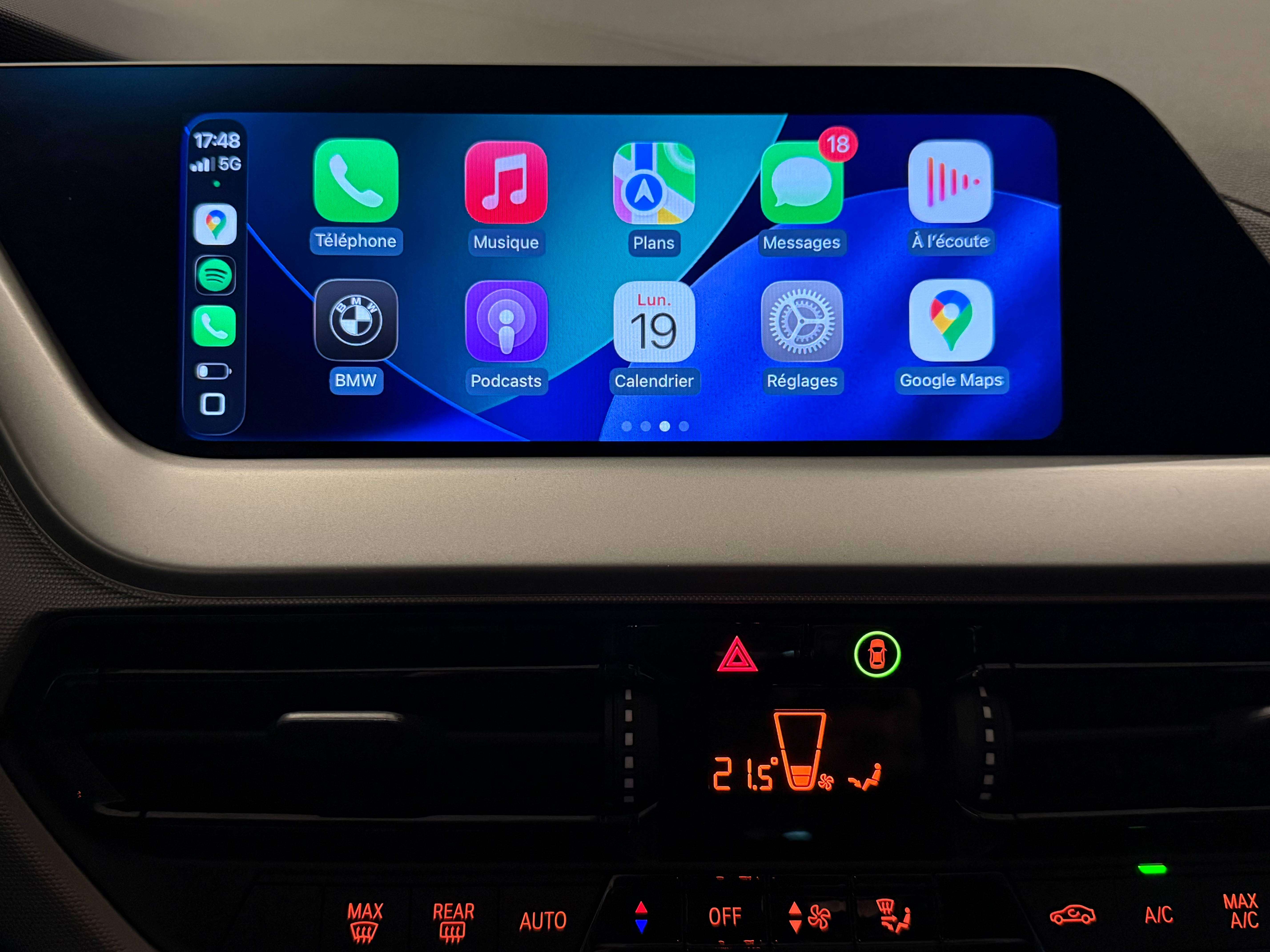 BMW 116 116iA OPF*CAMERA*CARPLAY SANS FIL*GARANTIE 12MOIS