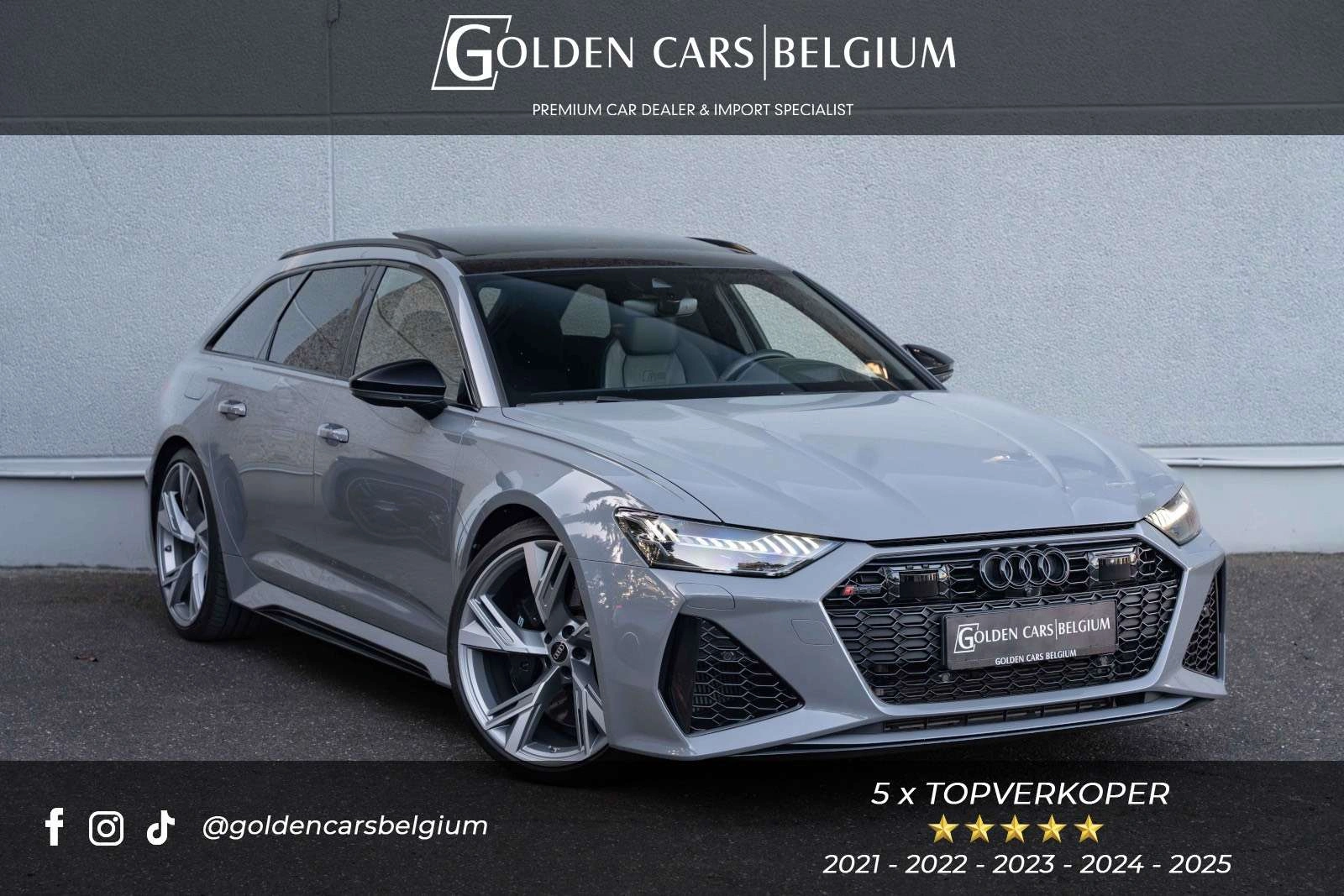 Audi RS6 Avant 4.0 TFSI DYNAMIC/NARDO/PANO/MATRIX/22"/HUD/ACC/B&O