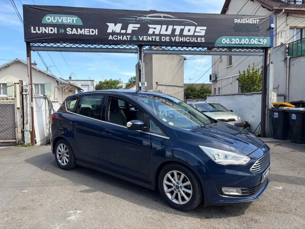Ford C-max 2016 TDCI Titanium PHASE 2 GPS RADARS BLUETOOTH PAYER EN 3 FOIS