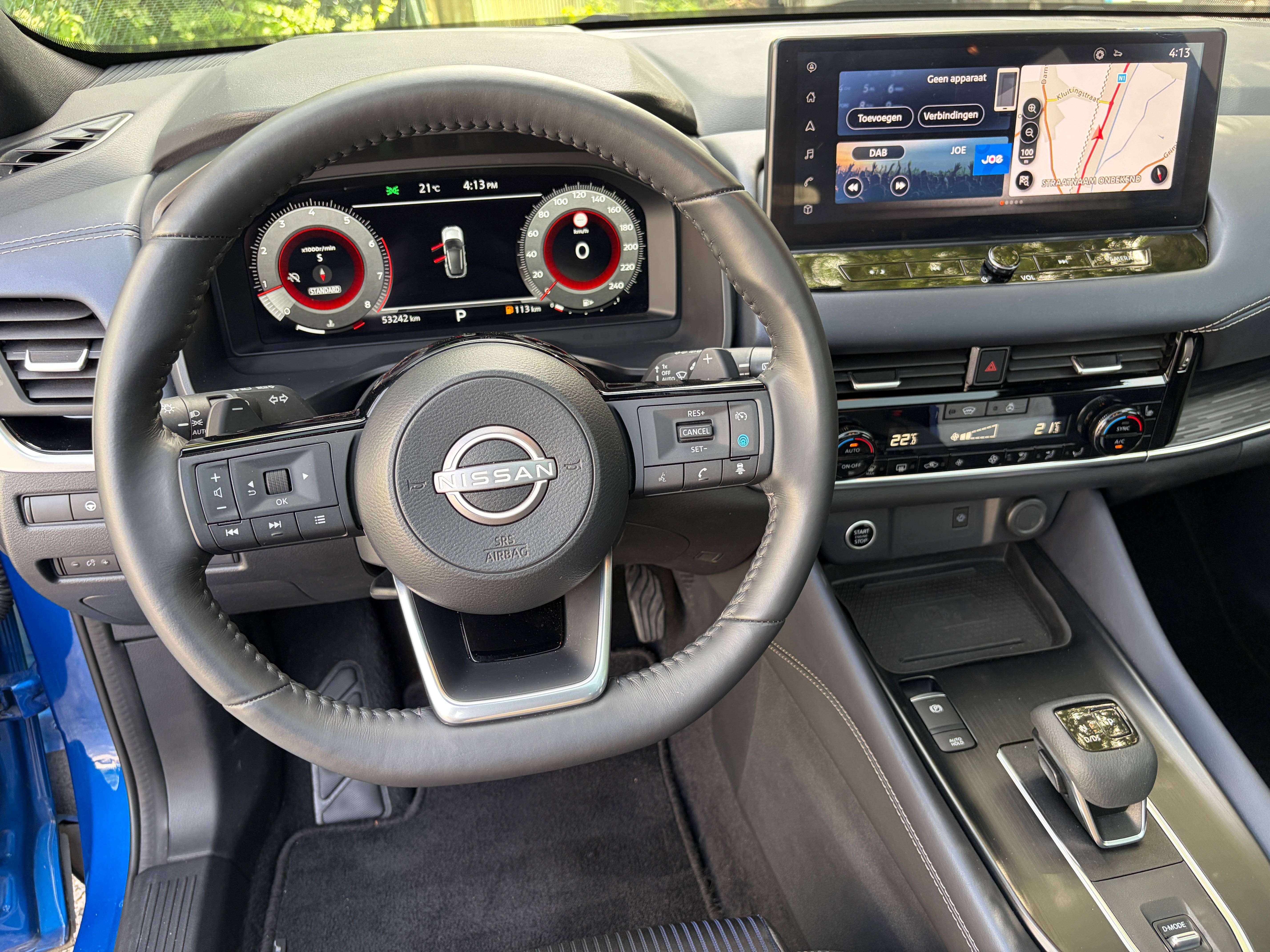 Nissan Qashqai 1.3 DIG-T MHEV Aut., 19", Adapt. cruise, Head-up display, Pano-dak, 1j Garantie