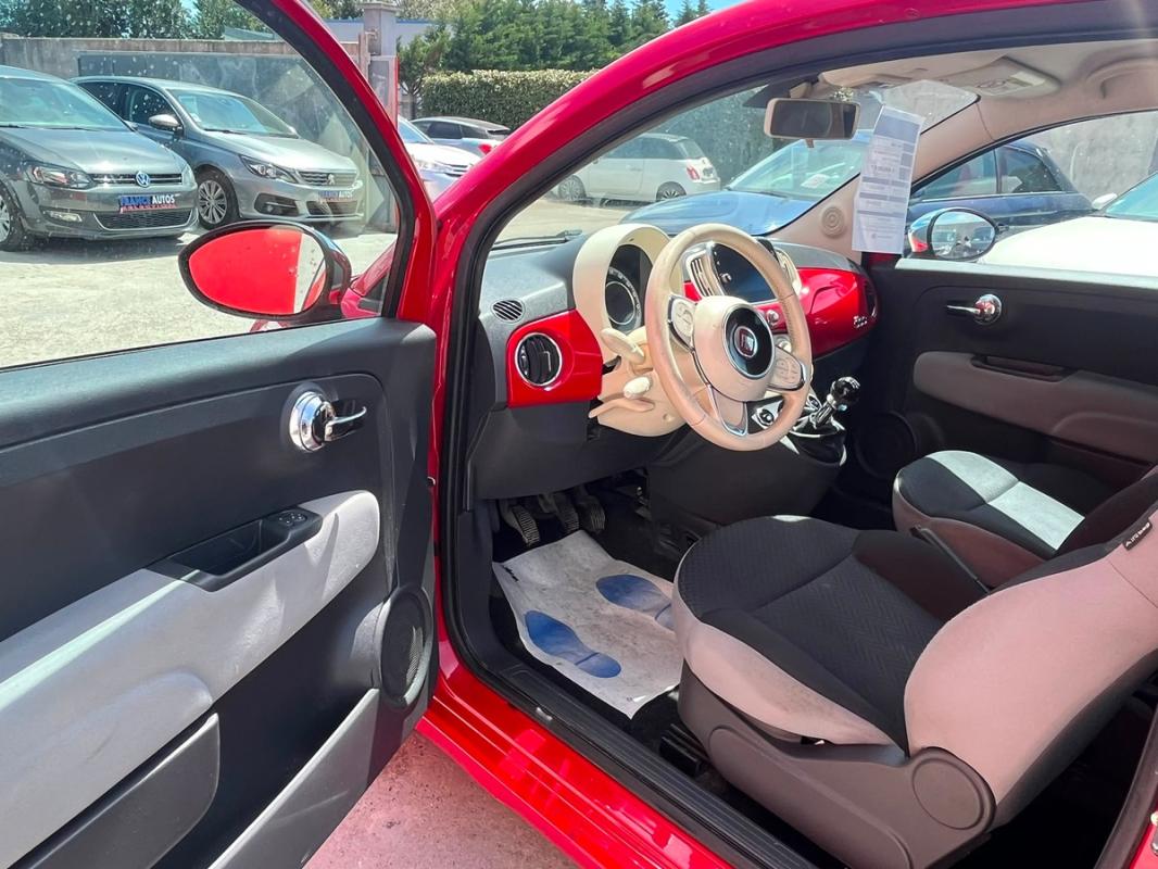 Fiat 500 1.2i 69 CH DE 2017 - PHASE 2 | ENTIÈREMENT RÉVISÉE ET GARANTIE 12 MOIS EUROPE