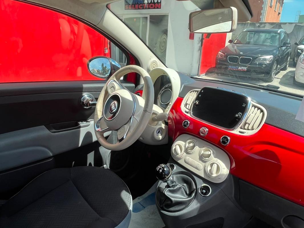 Fiat 500 1.2i 69 CH DE 2017 - PHASE 2 | ENTIÈREMENT RÉVISÉE ET GARANTIE 12 MOIS EUROPE
