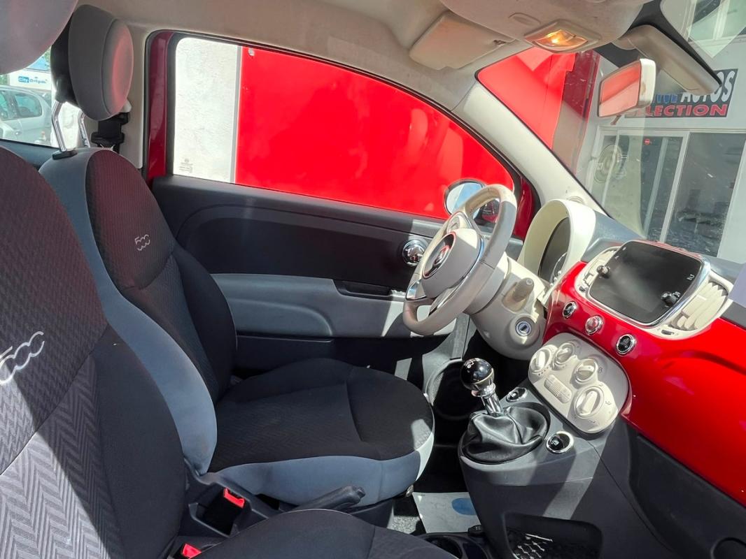 Fiat 500 1.2i 69 CH DE 2017 - PHASE 2 | ENTIÈREMENT RÉVISÉE ET GARANTIE 12 MOIS EUROPE